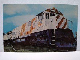 Railroad Postcard Train Railway Burlington Northern  Locomotive Patriotic 1776 - $6.53