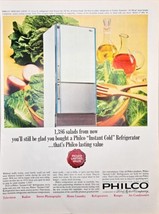 PHILCO - Instant Cold Refrigerator Lasting Value -1964 Vintage Print Ad - £7.51 GBP