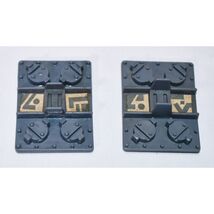 Two Vintage Kenner Star Wars 1980 Hoth Imperial Attack Base Roof Panels ... - $29.70