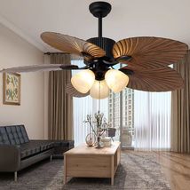 Living Room Southeast Asia Frequency Conversion Mute Fan-style Ceiling Lamp Home - £46,560.76 GBP+