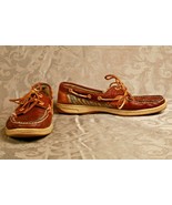 Sperry Top-Sider Boat Shoes Loafers Women Size 8 M Leather Sequin Brown ... - $13.01 CAD