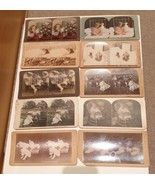 10 Late 1800s Children w/Animals/Pets Stereoview Stereoscope Photo Cards... - $98.99