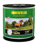 Powerfields EW5-1320 1/2-Inch Wide 5 Wire Polytape, 1320-Feet, White - $1,465.81 MXN
