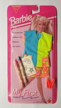 1993 Mattel Barbie My First Barbie Fashion With Crayons And Shoes #10737 NRFP  - £15.78 GBP