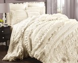 For Full/Queen Size Beds, Use The Lush Decor C07815P13 Belle Ivory Comfo... - $123.96