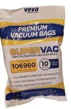 NEW VEVA 10 Pack Premium SuperVAC Vacuum Bags 106960 - £7.73 GBP