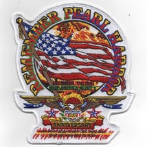 6&quot; Usn Navy Pearl Harbor 1991 50TH Anniversary Flag Military Embroidered Patch - £23.91 GBP