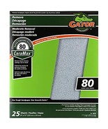 Ali Industries 4412 CeraMax 9&quot; x 11&quot; Ceramic Sanding Sheets, 80 Grit, Green - £30.93 GBP