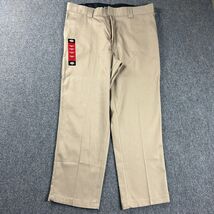 Dickies Pants Mens 40x30 Beige Original Fit Workwear 874 Flex Adults NWD - $364.46 MXN