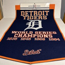 Detroit Tigers Wool Blend MLB Champions Banner, 24&quot; x 36&quot; - $74.99