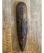Vintage Afrika Stamm Holz Wandmaske - $480.55 MXN