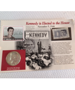 1967 P Kennedy Half 40% Silver Kennedy is Elected to the House and Posta... - $12.16 CAD