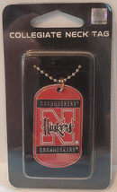 Nebraska Cornhuskers Dog Tag Necklace - NCAA - £8.37 GBP