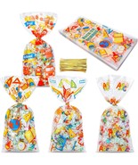 240Pcs Back to School Cellophane Candy Bags, Goodies Party Bags with Twi... - $27.02 CAD