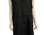 VIVID Women&#39;s Hooded Sleeveless Linen Dress Black 3X - $43.69