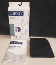 Jobst Relief Knee High Large Open Toe Compression Stockings Socks (30-40, Black) - £39.95 GBP