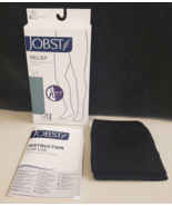 JOBST RELIEF Knee High LARGE OPEN TOE Compression Stockings Socks (30-40, Black) - $49.99