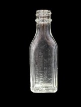 Vintage Dr Price&#39;s Delicious Flavoring Extracts Clear Glass Bottle 4&quot; - £7.08 GBP