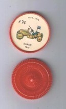 Jello Hostess Cars Coin 1960s Premium - Saxon 1919 #74 - £1.70 GBP