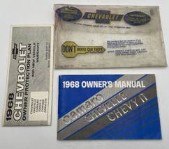 1968 Chevrolet Chevelle Camaro Owners Manual w/ Authorized Dealer Plate ... - $123.45