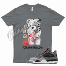 FOUR T Shirt for J1 4 Infrared 6  Dark Grey 23 Black Cement Mid High Low 1 5 - £20.16 GBP+