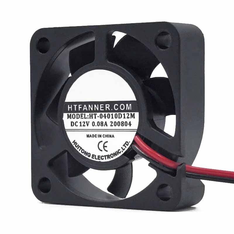1PCS New HT-04010D12M HT04010D12M 12V 0.08A 4CM Cooling Fan 2-wire - $8.56