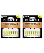 16 Pack Duracell Hearing Aid Batteries with Easy-Fit Tab, Size 10 - £13.15 GBP