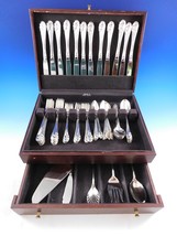 Dancing Surf by Kirk Sterling Silver Flatware Set for 12 Service 65 pieces - £3,037.26 GBP