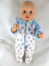 Fisher Price Little Mommy 13&quot; All Vinyl Blue Eyes Mattel 2001-06 with 2 ... - $19.79