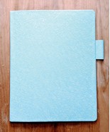 Light Blue Silk Folio Cover for Fruitful Life Planner - £6.76 GBP