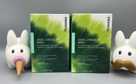 TEAVANA STARBUCKS JADE CITRUS MINT GREEN TEA 2 New Fresh Boxes 24 Sachets - $43.56