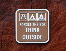 Think Outside 3D PVC Campground Sign Uniform Patch National Parks Servic... - €6,49 EUR