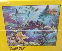 500 pcs 3D Visual Echo Jigsaw Puzzle Ocean Sunlit Sea Floor Tropical Fish Royce - £18.68 GBP