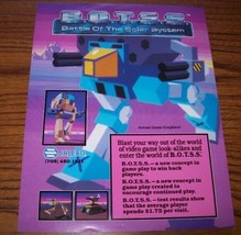 Battle Of The Solar System BOTSS Arcade Flyer Jaleco Game Vintage Space Age - £21.24 GBP