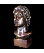 Alexander the Great Sculpture bust Dark Bronze Finish - $44.55