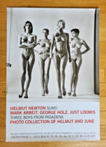 HELMUT NEWTON - ORIGINAL EXHIBITION POSTER - SUMO - SIE KOMMEN - BERLIN ... - £203.78 GBP