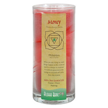 Aloha Bay Spine Chakra, Money, Scented Candle 11 oz, red orange tall glass - $21.99