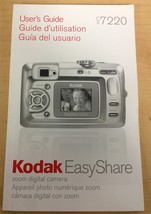 Kodak CX7220 Digital Camera Manual/User&#39;s Guide - $9.00