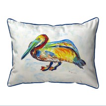 Betsy Drake Gertrude Pelican Extra Large 20 X 24 Indoor Outdoor Pillow - £55.38 GBP