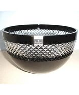 Waterford John Rocha Black Cut Bowl Cased Crystal 8" #135483 NEW - $349.90