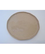 Vietri Forma Round Serving Platter Charger Sand Gold Tan New - $60.32 CAD