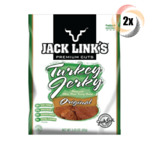 2x Packs Jack Links Premium Cuts Original Turkey Jerky 3.25oz Fast Shipp... - £17.52 GBP