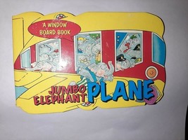 Jumbo Elephant Plane (Window Board Book) Hardcover Grandreams 1998 - $5.99