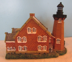 Vintage Candle/PLANT Holder,5&quot; Light Resign Berkshire Ivy Lighthouse Brown - £17.98 GBP