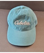 Cabelas Hat Cap Embroidered Logo Adjustable Outdoor Hiking Fishing Green... - £12.40 GBP