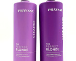 Pravana The Perfect Blonde Purple Tonning Shampoo &amp; Conditioner 33.8 oz - $65.29