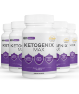 5 Pack Ketogenix Max, control de peso y quemador de grasa-60 Cápsulas x5 - $2,848.08 MXN