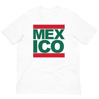 MEXICO OLYMPICS Run Style T-SHIRT Streetwear Fan Gear Sports Futbol Retro Tee