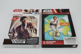 Star Wars Box Of 32 Valentines Card And Tattoos Lot Of 2. New - £9.82 GBP