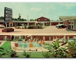 Muschio Motore Hotel Motel Piscina Monroe Louisiana La Unp Cromo Cartoli... - $7.92